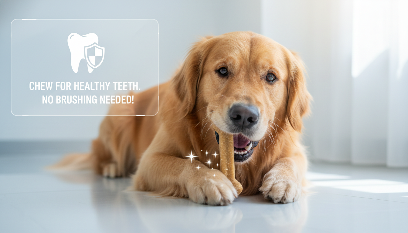 how to clean dog teeth without brushing